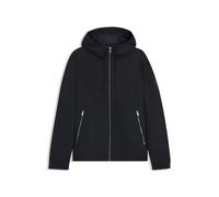 BOSS Wasserabweisende Jacke aus Mikrofaser-Popeline mit Kapuze - Style H-Cireno4, 50544135 Dunkelblau 58