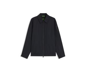 BOSS Wasserabweisende Jacke aus Stretch-Material - Style OW_Union Coach JT, 50561426 Dunkelblau XL