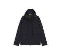 BOSS Wasserabweisende Jacke mit Kapuzenschirm - Style Omusk-W, 50543388 Dunkelblau 46