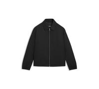 Hugo Boss Jacke H-Crestell wasserabweisend mit kleinen Monogrammen Schwarz Größe 54