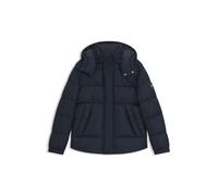 BOSS Wasserabweisende Jacke mit Logo-Aufnäher - Style H-Corbinian5, 50551599 Dunkelblau 50