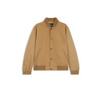 BOSS Wasserabweisende Jacke mit Monogramm-Muster an den Ärmeln - Style H-Covor, 50564412 Beige 58