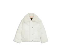 BOSS Wasserabweisende Jacke mit Teddy-Details - Style C_Pajuna, 50548173 Weiß 42