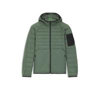 BOSS Wasserabweisende Kapuzenjacke mit dekorativen reflektierenden Details - Style OW_Urbanex JT HD, 50549181 Grün XXXL