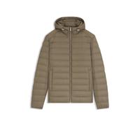 BOSS Wasserabweisende, wattierte Jacke mit Daunen- und Federfüllung - Style H-Dimeo, 50540450 Hellbraun 56