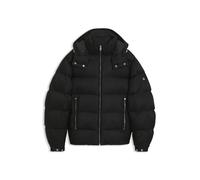 BOSS Wasserabweisende wattierte Jacke mit Jacquard-Mikro-Monogrammen - Style H-Corbinian-264, 50565112 Schwarz 52