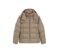 BOSS Wasserabweisende wattierte Jacke mit Jacquard-Mikro-Monogrammen - Style H-Corbinian-264, 50565112 Hellbraun 54