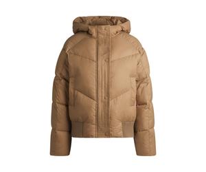 BOSS Wasserabweisende, wattierte Reitsport-Bomberjacke - Style MARSHA BOMBER PUFFER JACKET, B6W1401 Hellbraun L