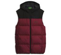 BOSS Wasserabweisende Weste mit Kapuze und Daunenfüllung - Style OW_Block-X Vest HD, 50548711 Dunkelrot XL