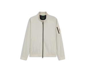 BOSS Wasserabweisender Blouson mit doppelter Paspelierung - Style OW_Join JT, 50556129 Natur XXXL