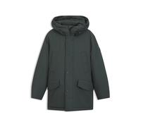 BOSS Wasserabweisender Parka mit Logo-Badge - Style Osiass1, 50569469 Dunkelgrün 44