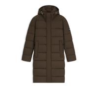 BOSS Wasserabweisender Steppmantel mit Kapuze - Style H-Cenuto, 50540474 Dunkelbraun 44