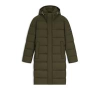BOSS Black Steppparka Herren Stehkragen Mikrofaser grün, 48 (S)