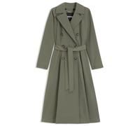 BOSS Wasserabweisender Trenchcoat mit Gürtel - Style Calili, 50562366 Dunkelgrün 38