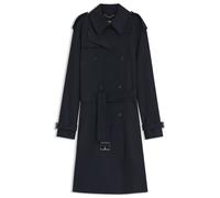 BOSS Wasserabweisender Trenchcoat mit Gürtel - Style Caomy, 50561656 Dunkelblau 38