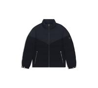 BOSS Wasserdichte Jacke aus gebürstetem Flanell - Style H-Clanello1, 50548810 Dunkelblau 58