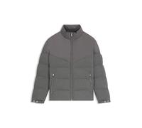 BOSS Wasserdichte Jacke aus gebürstetem Flanell - Style H-Clanello1, 50548810 Grau 56