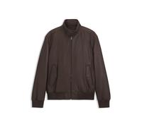 BOSS Wattierte Lederjacke mit Stehkragen - Style C-Marac, 50569852 Dunkelbraun 48