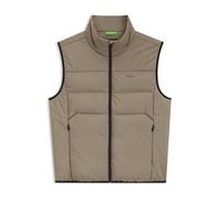 BOSS Wattierte Regular-Fit Weste mit Reißverschlusstaschen - Style OW_Urbanex Puffer V, 50565207 Hellbraun XXL