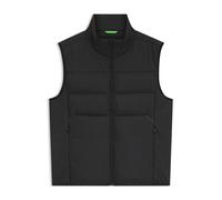 BOSS Wattierte Regular-Fit Weste mit Reißverschlusstaschen - Style OW_Urbanex Puffer V, 50565207 Schwarz M