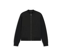 BOSS Wattierte Sweatjacke aus Material-Mix mit Reißverschluss - Style C-Skiles 55, 50565025 Schwarz M