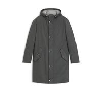 BOSS Wattierter Mantel aus funktionalem Flanell mit Kapuze am Kragen - Style P-Jared-HD-Pad-254F, 50550790 Grau 44