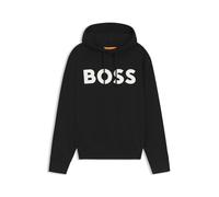 BOSS Hoodie aus Baumwoll-Terry mit oversized Logo - Style Webasic_hood, 50523074 Schwarz M