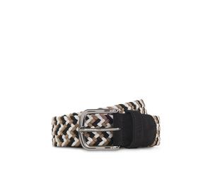 BOSS Webgürtel mit Lederbesätzen - Style Sash-WnE-Sd_Sz35, 50537169 Gemustert 115