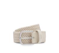 BOSS Webgürtel mit Lederbesätzen - Style Sash-WnE-Sd_Sz35, 50537169 Hellbeige 105