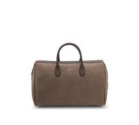 BOSS Weekender aus recyceltem Veloursleder mit metallenem Logo-Schriftzug - Style Northon_S_Holdall, 50572804 Hellbraun ONESI