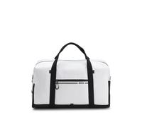 BOSS Weekender aus strukturiertem Gewebe mit Logo und Signature-Streifen - Style Stenson T_BigHoldall, 50567727 Weiß ONESI