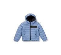 BOSS Wendbare Kids-Jacke mit Kapuze und wasserabweisendem Finish - Style J51235/04912A, J51235 Blau 114