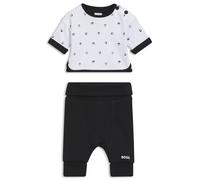 BOSS Wendbarer Baby-Trainingsanzug aus Baumwolle mit Logo-Details - Style J52491/09B01M, J52491 Schwarz 60