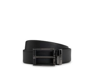 BOSS Wendegürtel aus glattem und strukturiertem italienischem Leder - Style Felix_Or35_ps, 50541150 Schwarz ONESI