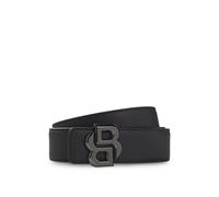 BOSS Wendegürtel aus italienischem Leder mit Double-B-Monogramm-Schließe - Style B_Icon-Gr-St_Sr35, 50529609 Schwarz 105