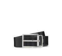 BOSS Wendegürtel aus italienischem Leder mit zwei Strukturen - Style Otano-S_Sr35_pgr, 50537112 Schwarz 85