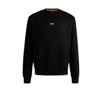 Sweatshirt BOSS ORANGE "WeSmallcrew" Gr. XXXL, schwarz (black001) Herren Sweatshirts (82510963-XXXL) black001