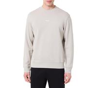 Sweatshirt BOSS ORANGE "WeSmallcrew", Herren, Gr. M, open grau070, Sweatware, Obermaterial: 100% Baumwolle, relaxed fit, Rundhals, eingesetzt Bündchen, Sweatshirts Sweatshirt, mit Logo auf der Brust (