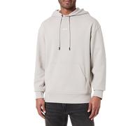 Kapuzensweatshirt BOSS ORANGE "WeSmallhood", Herren, Gr. 4XL, open grau070, Sweatware, Obermaterial: 100% Baumwolle, regular fit normal, hoch geschlossener Ausschnitt, weit Bündchen, Sweatshirts, mit