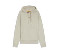 BOSS Fleece-Hoodie aus Baumwoll-Terry mit kontrastfarbenem Logo - Style WeSmallhood, 50514530 Hellbeige S
