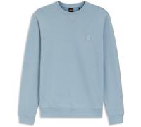 BOSS Sweatshirt aus Baumwoll-Terry mit Logo-Patch - Style Westart, 50509323 Hellblau XL