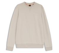 BOSS Sweatshirt aus Baumwoll-Terry mit Logo-Patch - Style Westart, 50509323 Hellgrau XXXL