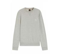 BOSS Sweatshirt aus Baumwoll-Terry mit Logo-Patch - Style Westart, 50509323 Hellgrau S