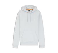 Kapuzensweatshirt BOSS ORANGE "Wetalk", Herren, Gr. 6XL, grau (light, pastel grau053), Sweatware, Obermaterial: 100% Baumwolle, regular fit hüftlang, hoch geschlossener Ausschnitt, weit Bündchen, Swea