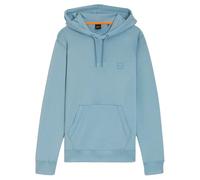 BOSS Hoodie aus Baumwoll-Terry mit Logo-Aufnäher - Style Wetalk, 50509314 Hellblau XL