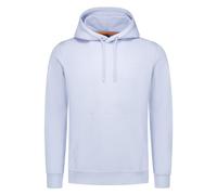 Kapuzensweatshirt BOSS ORANGE "Wetalk", Herren, Gr. L, blau (open blau470), Sweatware, Obermaterial: 100% Baumwolle, unifarben, casual, regular fit hüftlang, hoch geschlossener Ausschnitt, Langarm wei