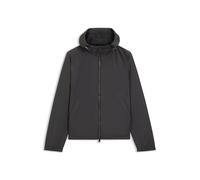 BOSS Windbreaker aus Schurwolle mit Kapuze - Style L-Corako1, 50555914 Schwarz 44