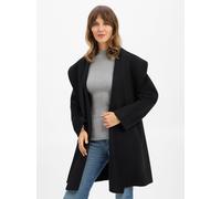 BOSS Regular-Fit Mantel aus zweiseitigem Woll-Mix - Style Cariby, 50548356 Schwarz 36