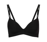 BOSS Triangel-BH aus Stretch-Jersey mit Logo-Trägern - Style TRIANGLE PADDED CI, 50502739 Weiß / Schwarz XL