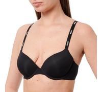 BOSS Gepolsterter Bügel-BH mit verstellbaren Logo-Trägern - Style UNDERWIRE BRA CI, 50502738 Schwarz 80B